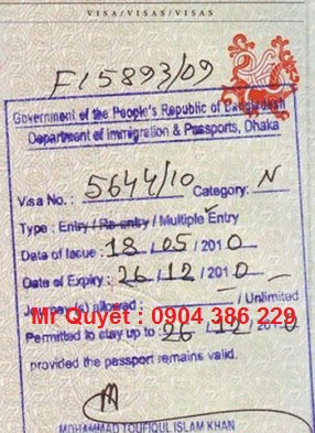 Visa đi du lịch Bangladesh