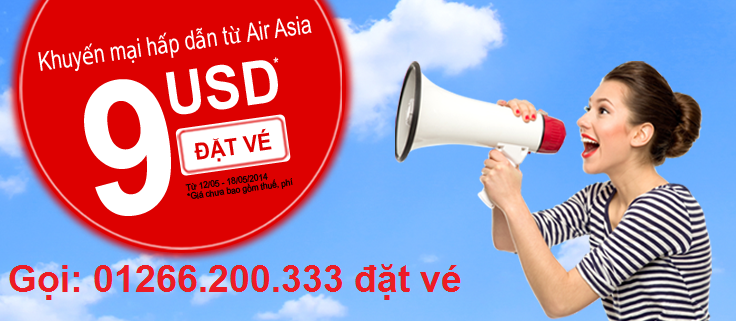 Vé máy bay đi các nước ASEAN chỉ 9 USD
